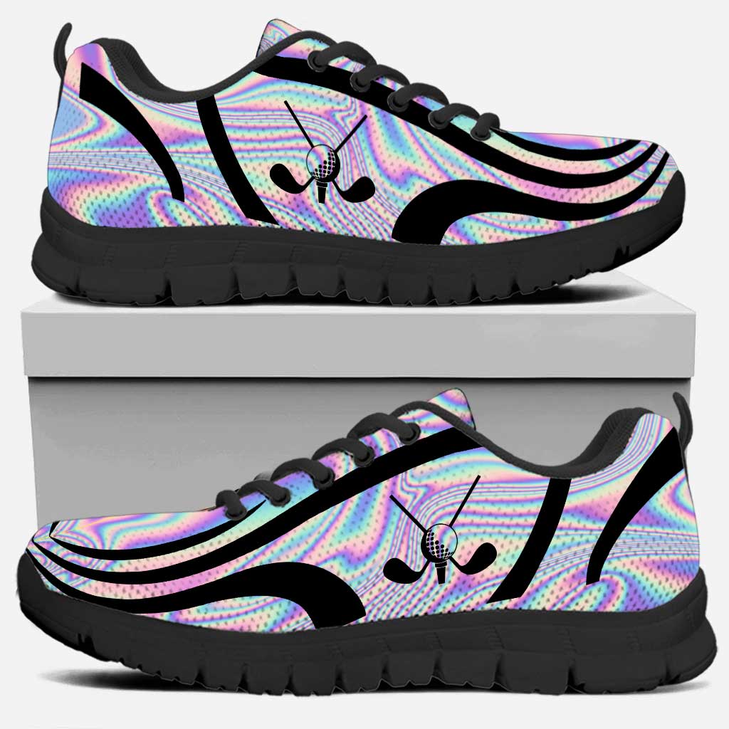 Holographic Shoes, Golf Shoes For Men And Women, Gift For Golf Lovers