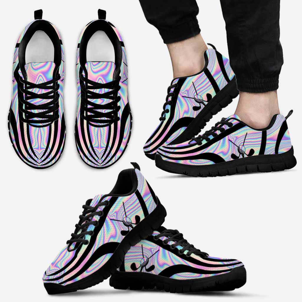 Holographic Shoes, Golf Shoes For Men And Women, Gift For Golf Lovers