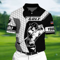 Custom Polo Golf Shirt, Golf Polos For Men, Gifts For Golf Lover