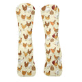 Funny Chicken Family Golf Socks, Golf Socks For Men, Chicken Lover Gifts, Fun Socks, Christmas Golf Gift