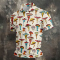Funny Mushroom Legs Pattern Golf Polo Shirt, Printed Golf Shirts, Golf Polo Shirts For Men