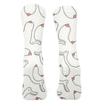 Funny Goose Graphic Golf Socks, Fun Pet Socks, Golf Socks For Men, Golf Gifts For Dad