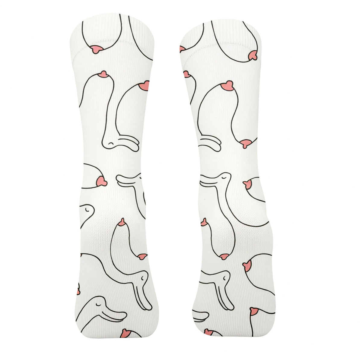 Funny Goose Graphic Golf Socks, Fun Pet Socks, Golf Socks For Men, Golf Gifts For Dad