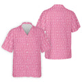 Funny Stick Figure Men's Golf Shirt, Pink Golf Shirt, Golf Shirts For Men, Fun Golf Shirt For Men