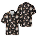 Coquette Halloween Cowboy Ghost Black Fun Golf Shirts For Men, Polo Shirts For Men, Golfing Apparel