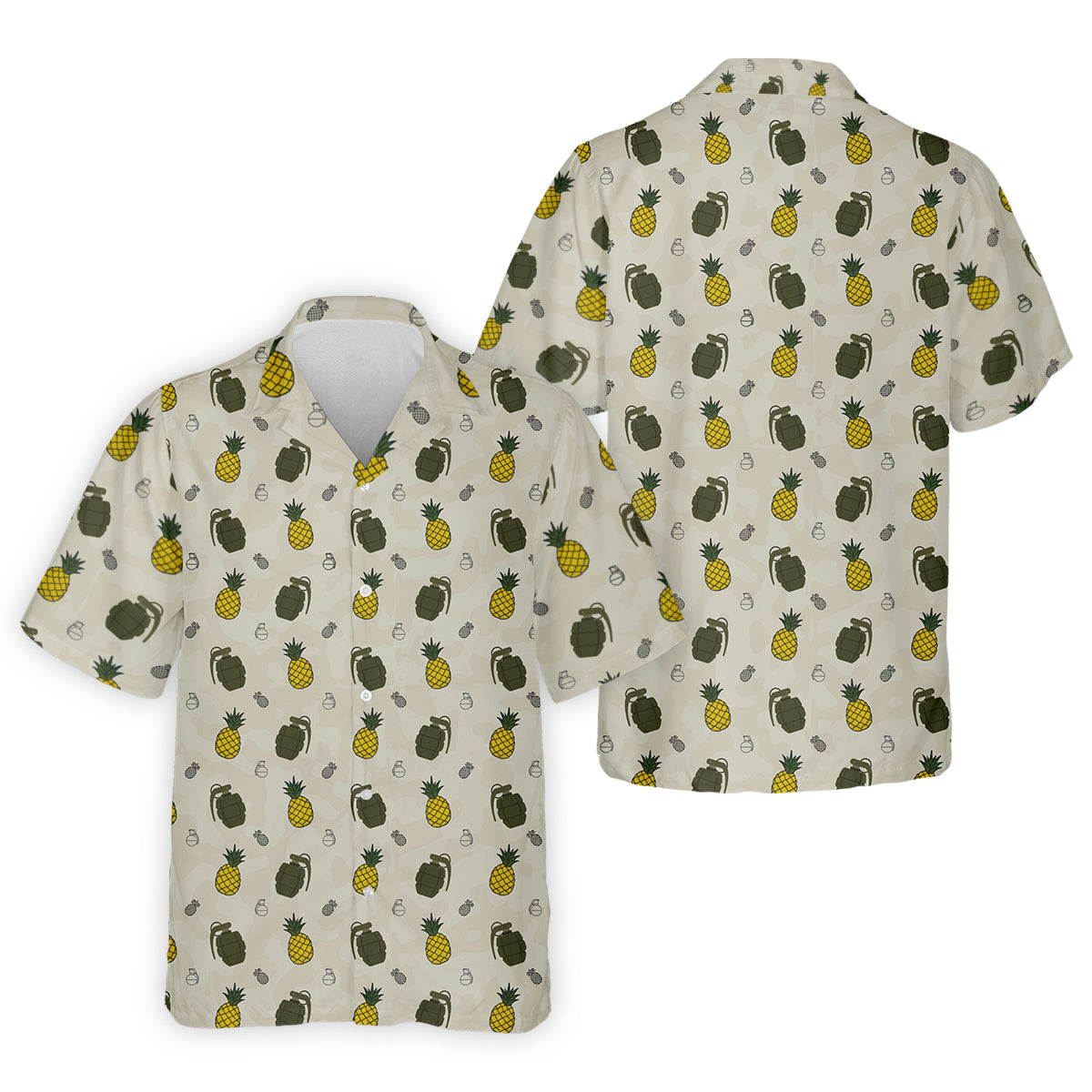Funny Pineapple Golf Polo Shirts, Golfing Apparel, Men Golf Gift, Funny Golf Shirt