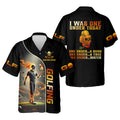 I Was One Under Today Custom Men's Golf Polo Shirt, Funny Skull Golf Shirt, Dad Golf Gift