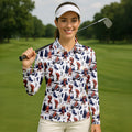 Sasquatch Golf Shirt, Bigfoot Shirt, Fun Womens Golf Shirts, Matching Golf Shirts, Ladies Golf Shirts