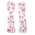 Funny Flamingo Coconut Men Golf Socks, Pink Flamingo Socks, Best Socks For Men, Funny Dad Gifts