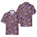 Halloween Cat Pumpkin Purple Golf Shirt, Golf Hoodie, Golf Gift For Men, Golfing Apparel