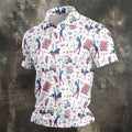 Funny Par Tee Girl Golfer Pattern Golf Polo Shirt, Polo Shirts For Men, Mens Golf Apparel