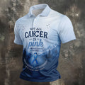 Not All Cancer Is Pink Prostate Cancer Polo Shirt, Mens Golf Polo, Printed Golf Shirts