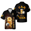 Par Then Bar Golf And Beer Custom Funny Golf Polo Shirt, Dad Golf Gifts