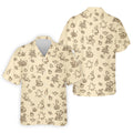 Goose Halloween, Doodle Pattern, Beige Golf Shirt, Mens Funny Golf Shirts, Long Sleeve Golf Shirts, Men Golf Polo