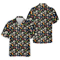 Slot Machine Lucky Shirt, Fun Men's Golf Polos, Hawaiian Golf Shirts, Golfing Apparel