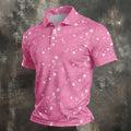 Save Second Base Fight Breast Cancer Polo Shirt, Polo Shirts For Men, Printed Golf Shirts