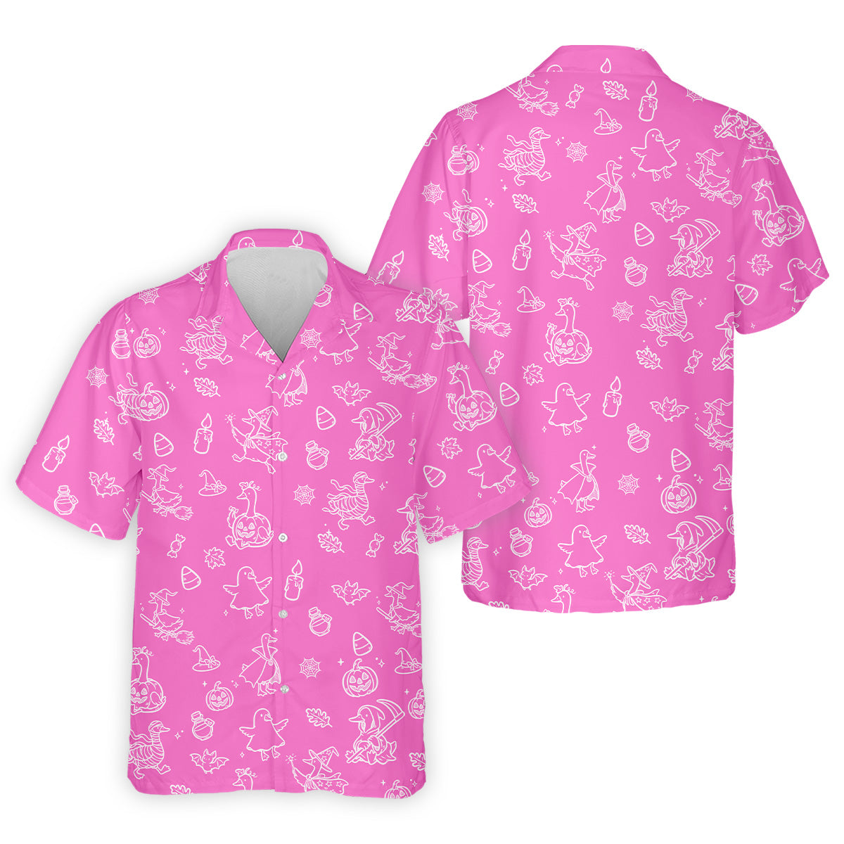 Goose Halloween, Doodle Pattern, Pink Golf Shirt, Mens Funny Golf Shirts, Long Sleeve Golf Shirts, Men Golf Polo