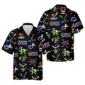 Neon Golf Clubs Men's Golf Polo Shirt, Funny Golf Shirt, Dad Golf Gift, Christmas Golf Gift