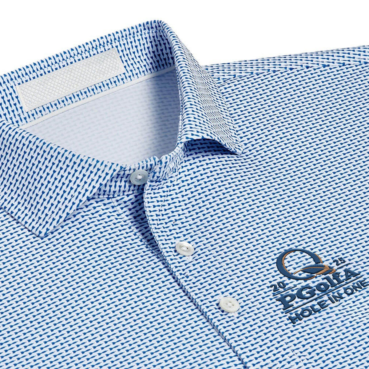 2025 PGolfA Hole In One Embroidery Polo Shirt, Funny Golf Shirt, Christmas Golf Gift