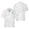 Shamrock Golf Polo Shirt, Mens Golf Shirt, St Patrick's Day Golf Shirt, Gift For Golfer