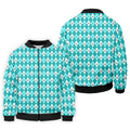 Ovarian Cancer Teal Argyle Men's Golf Polo Shirt, Ovarian Cancer Awareness Shirt, Golf Gift For Men