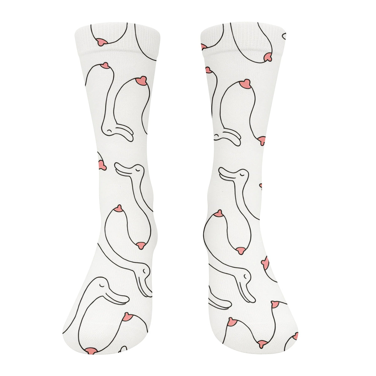 Funny Goose Graphic Golf Socks, Fun Pet Socks, Golf Socks For Men, Golf Gifts For Dad