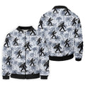 Funny Bigfoot Golf Hawaiian Shirt, Tropical Golf Shirts, Mens Golf Polo Shirts, Cool Golf Gifts