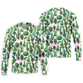 Adult Humor Funny Cactus Golf Tops For Men, Unique Gift For Golfer, Men's Golf Polo, Golfing Apparel