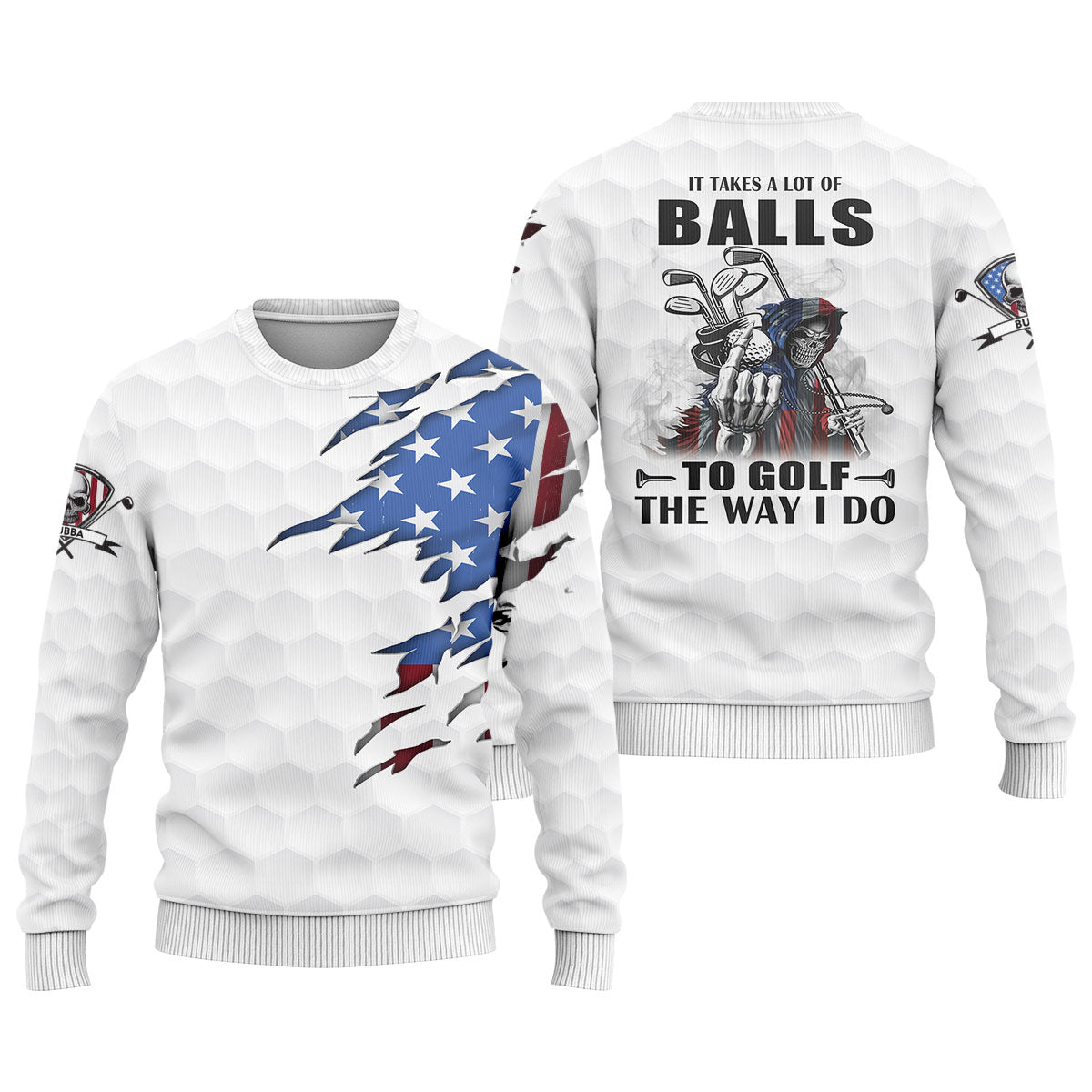 America Skeleton Golf Polo Shirt, Golfing Apparel, America 250 Anniversary Golf Clothing, Mens Golf Gift
