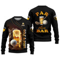 Par Then Bar Golf And Beer Custom Funny Golf Polo Shirt, Dad Golf Gifts