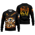 It Takes a Lot of Balls to Golf the Way I Do Custom Men's Golf Polo Shirt, Funny Golf Shirt, Dad Golf Gift