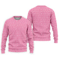 Funny Stick Figure Men's Golf Shirt, Pink Golf Shirt, Golf Shirts For Men, Fun Golf Shirt For Men