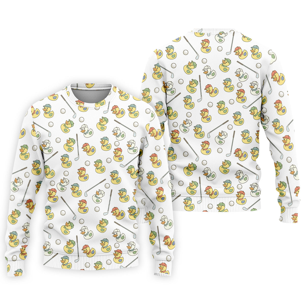 Rubber Duck Mens Funny Golf Shirts, Fun Men's Golf Polos, Hawaiian Golf Shirts, Golfing Apparel