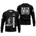 Back Nines Matter Custom Funny Golf Polo Shirt, Dad Golf Gifts