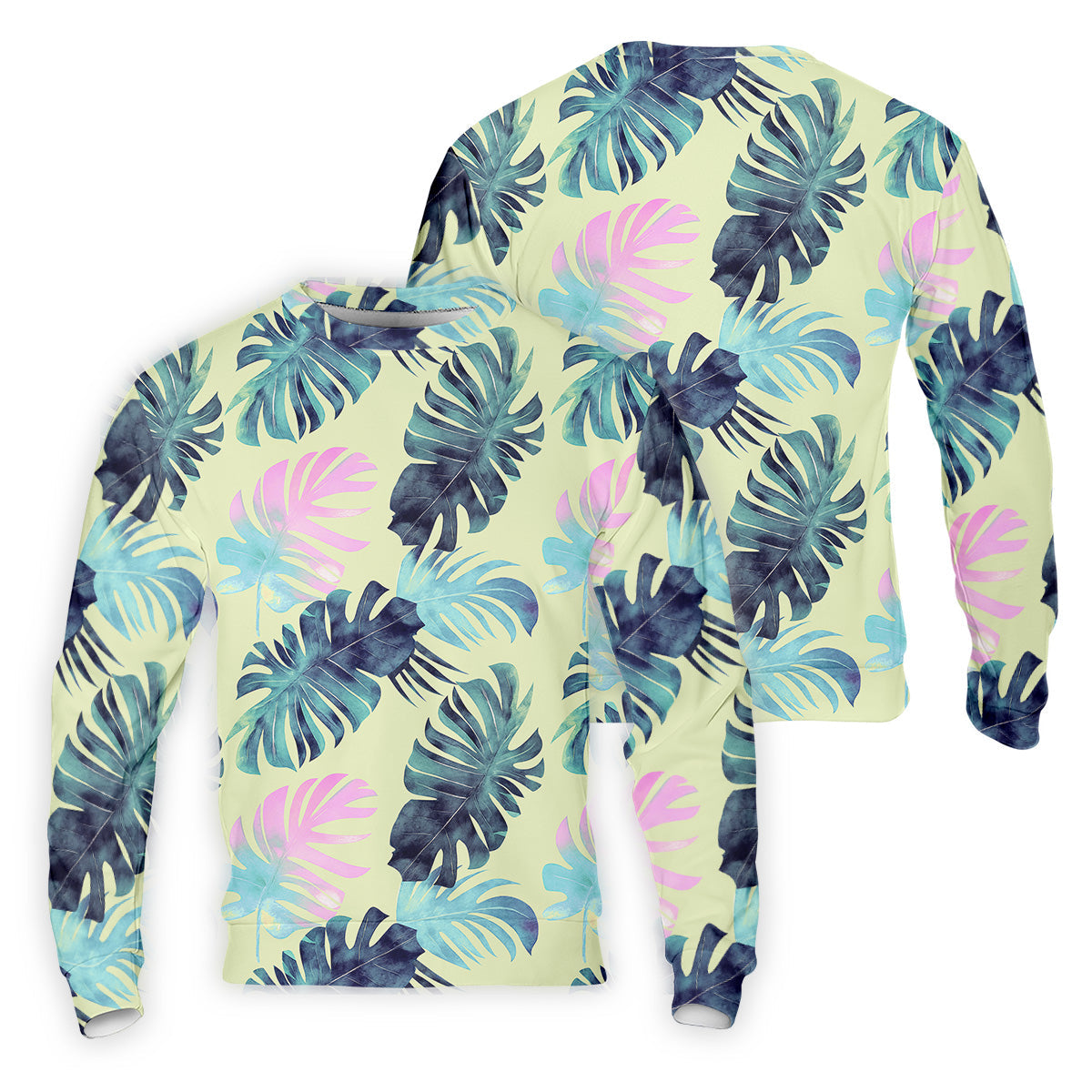 Tropical Palm Leaves Golf Tops For Men, Mens Golf Polo Shirts, Unique Gift For Golfer, Golfing Apparel