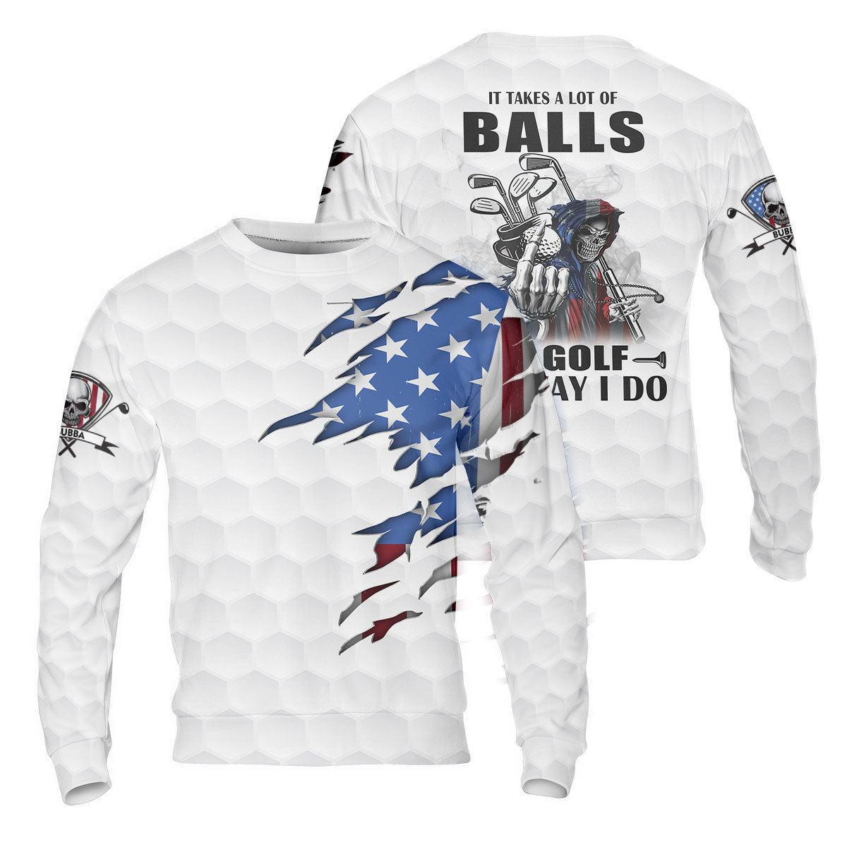 America Skeleton Golf Polo Shirt, Golfing Apparel, America 250 Anniversary Golf Clothing, Mens Golf Gift