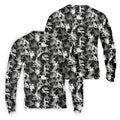 Black And White Funny Couple Mens Golf Polo Shirts, Cool Golf Gift, Golfing Apparel