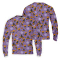 Halloween Cat Pumpkin Purple Golf Shirt, Golf Hoodie, Golf Gift For Men, Golfing Apparel
