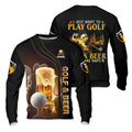 I Just Wanna Play Golf And Drink Beer Custom Golf Polo Shirt, Mens Golf Gift, Golf Lover Gift