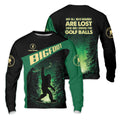 Bigfoot Custom Mens Golf Polo Shirt,  Golf Gifts For Dad