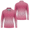 Funny Stickman Men's Pink Golf Polo, Unique Gift For Golfer, Golf Accessories For Men