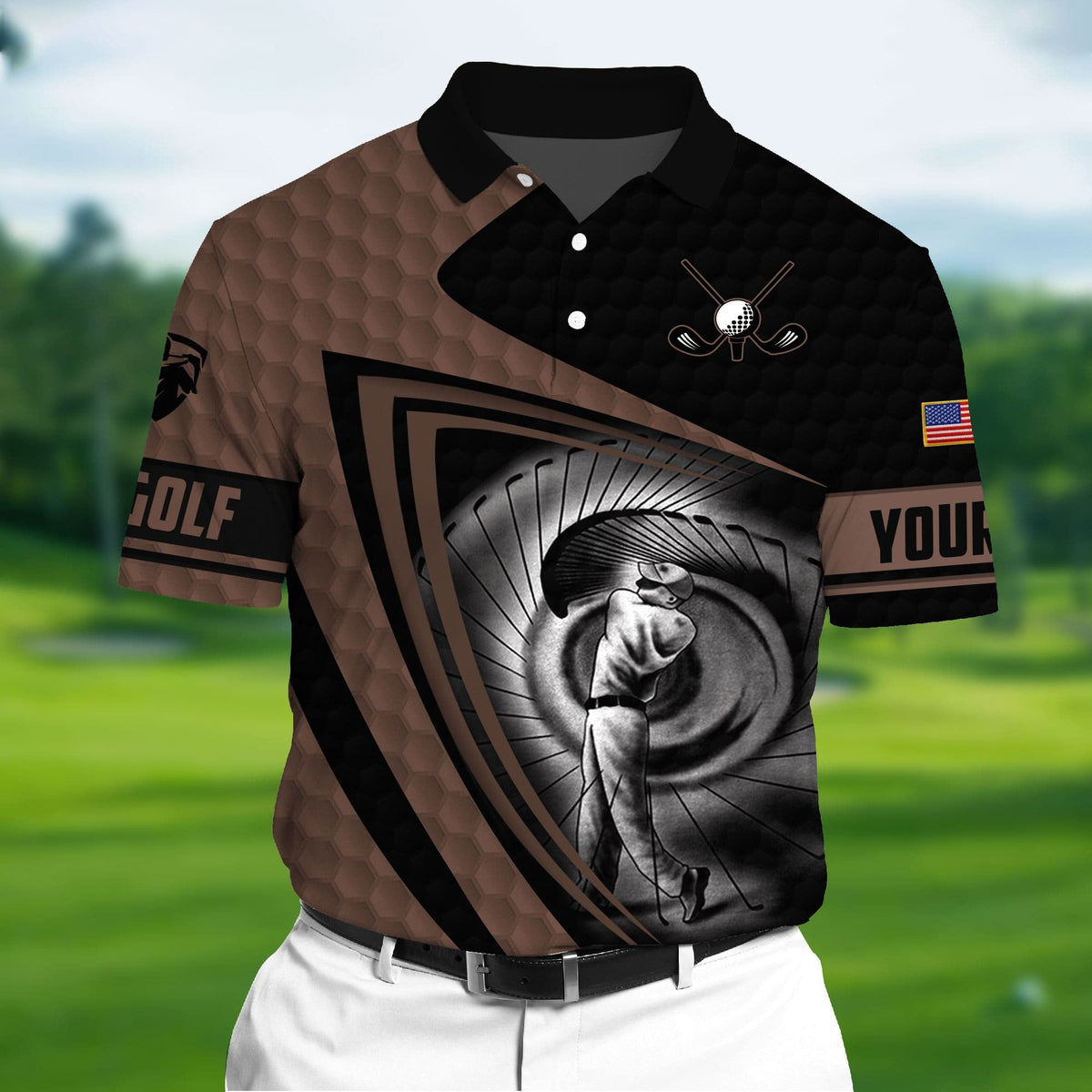 Customize Polo Golf Shirt, Golf Polos For Men, Gifts For Golf Lover