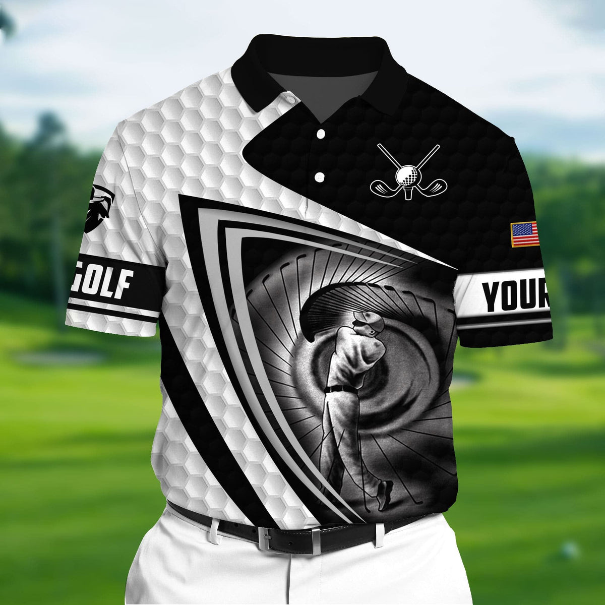 Customize Polo Golf Shirt, Golf Polos For Men, Gifts For Golf Lover