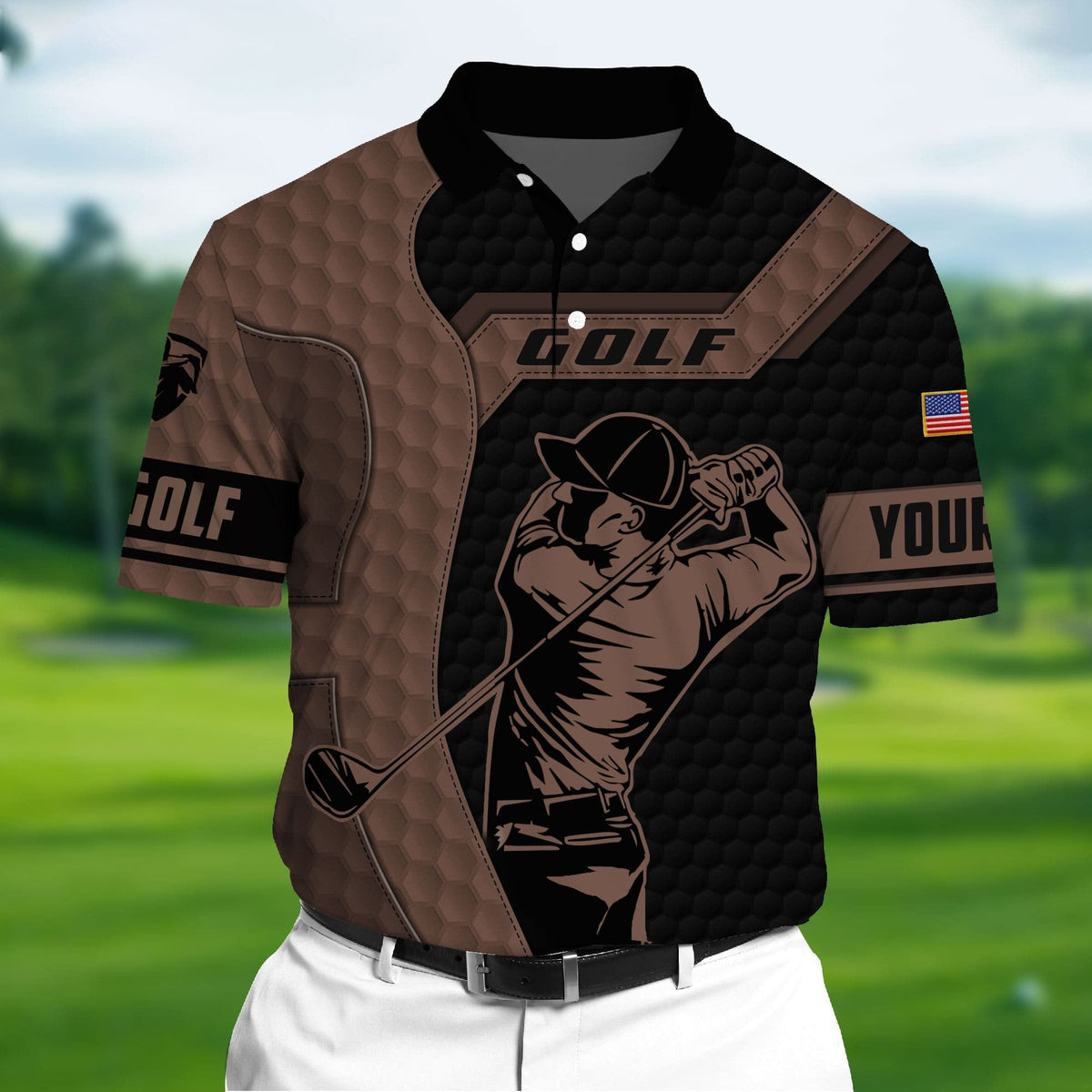 Custom Polo Golf Shirt, Golf Polos For Men, Gifts For Golf Lover