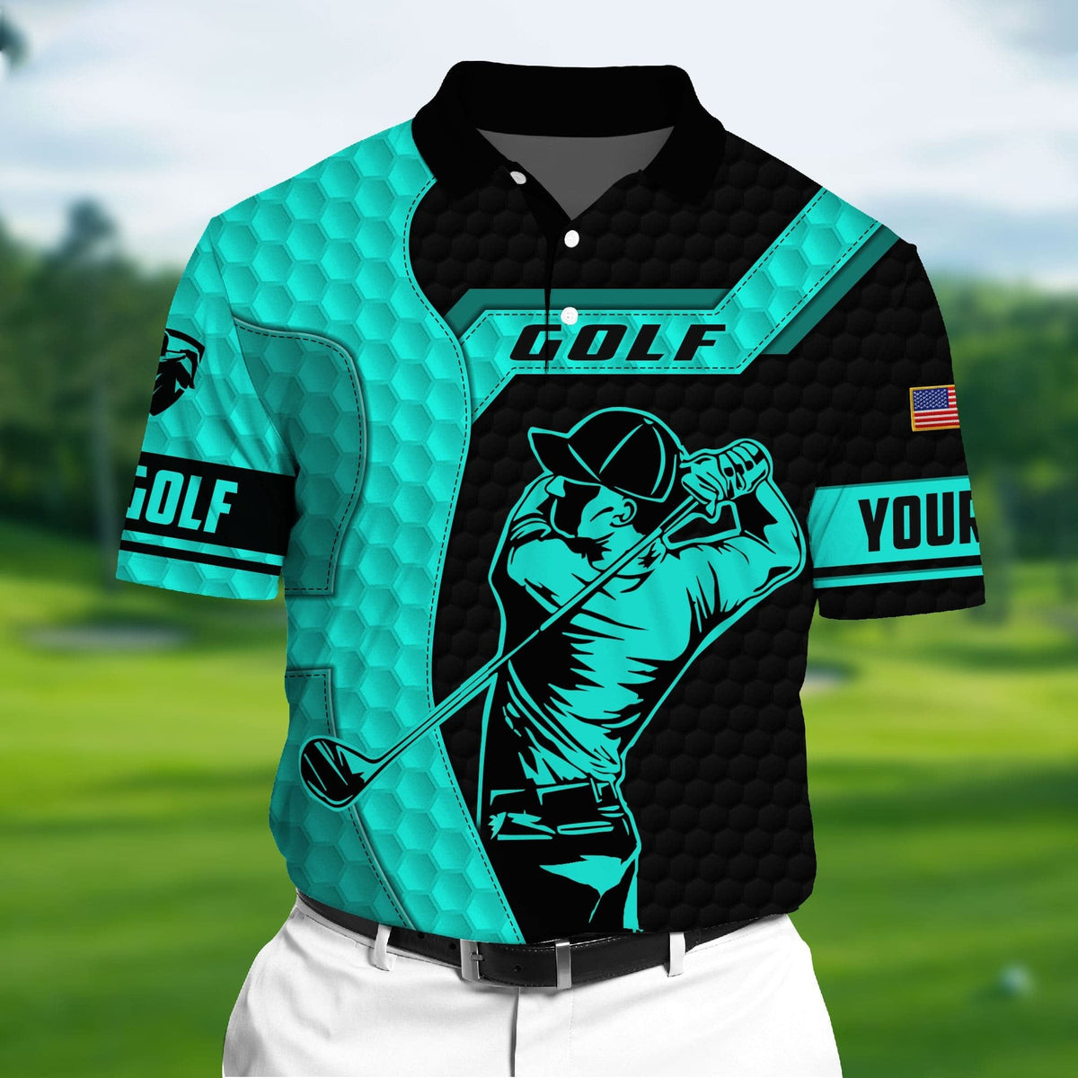 Custom Polo Golf Shirt, Golf Polos For Men, Gifts For Golf Lover