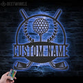 Custom Golfing Metal Sign, Golf Gift For Men, Gift For Golf Lovers, Golf Decor