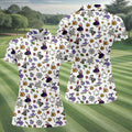 Goose Halloween Golf Shirt, Patterned Golf Polos, Ladies Sleeveless Golf Shirts, Ladies Golf Shirts