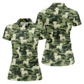 Funny Dachchunds Camo Women Golf Shirt, Dog Golf Shirt, Funny Golf Shirt, Ladies Golf Shirt