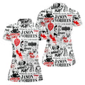 Never Stop Dreaming Halloween Golf Shirt, Fun Womens Golf Shirts, Ladies Golf Tops