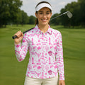 Let's Go Girls Funny Womens Golf Polo Shirt, Custom Ladies Golf Shirt